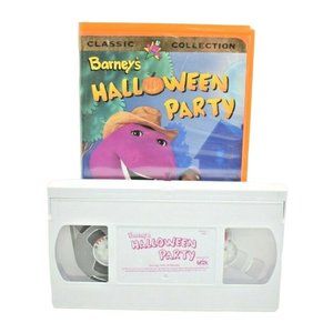 Barney and Friends Barneys Halloween Party (VHS, 1998)